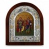 Ασημένια εικόνα ΑΡΧΩΝ ΜΙΧΑΗΛ κ ΓΑΒΡΙΗΛ ΑΓΙΟΓΡΑΦΙΑ  15x13cm