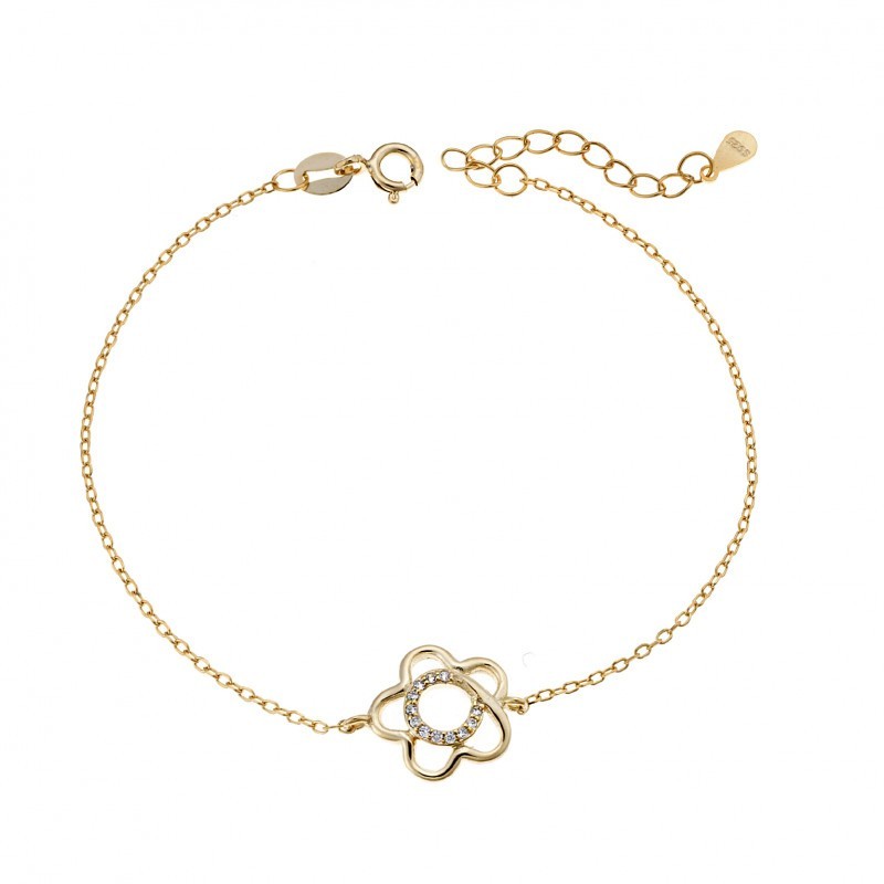 Βραχιόλι Senza επιχρυσωμένο ασήμι 925