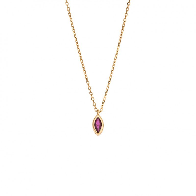 Μενταγιόν Senza Silver 925 Gold Plated