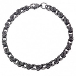 Βραχιόλι Senza Men`s Black Stainless Steel SSD4428