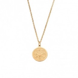 Κολιέ Γυναικείο SΕΝΖΑ Steel Gold Plated SSD3381GD