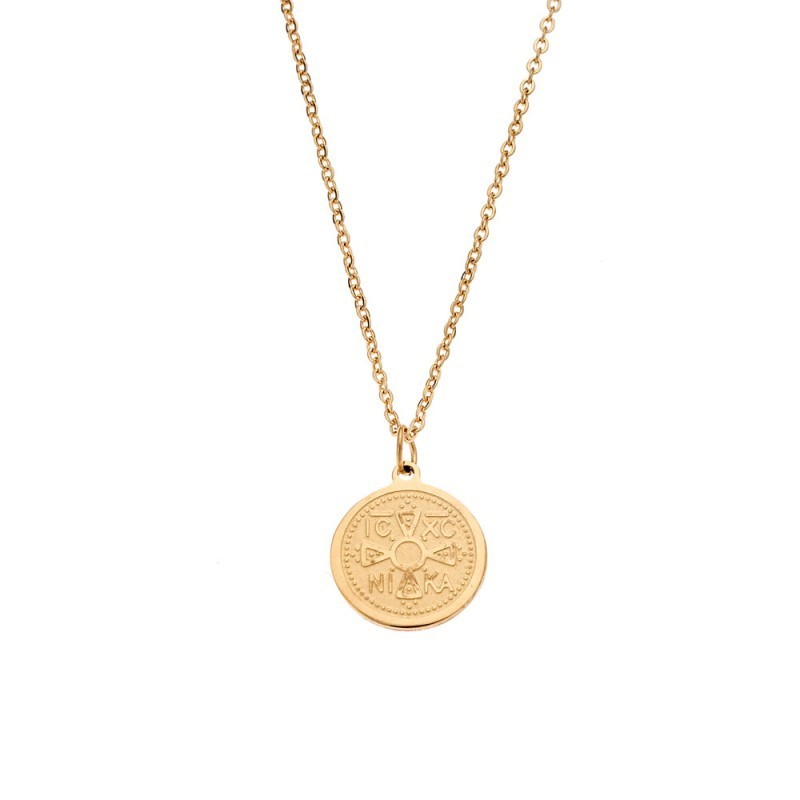 Κολιέ Γυναικείο SΕΝΖΑ Steel Gold Plated SSD3381GD