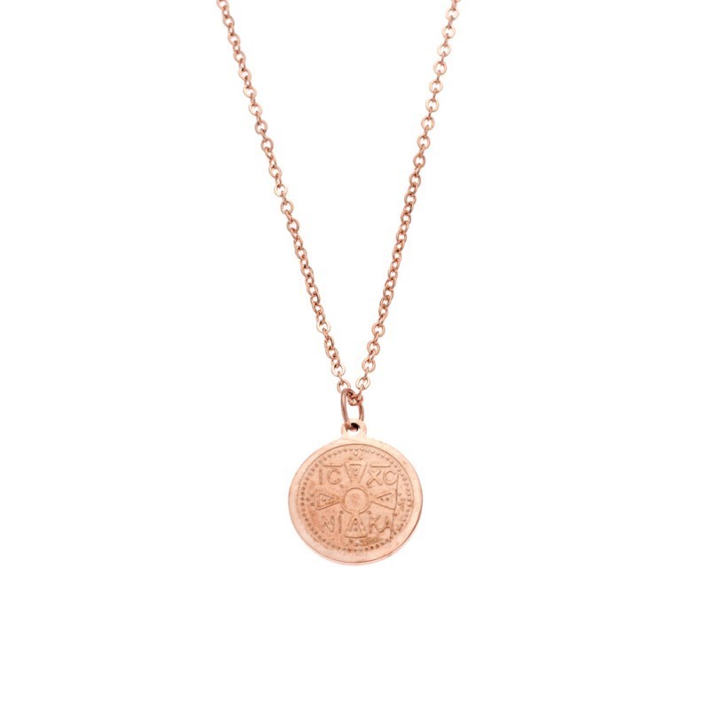 Κολιέ Γυναικείο SΕΝΖΑ Steel Rose Gold Plated SSD3381RG