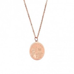 Κολιέ Γυναικείο SΕΝΖΑ Steel Rose Gold Plated SSD3383RG