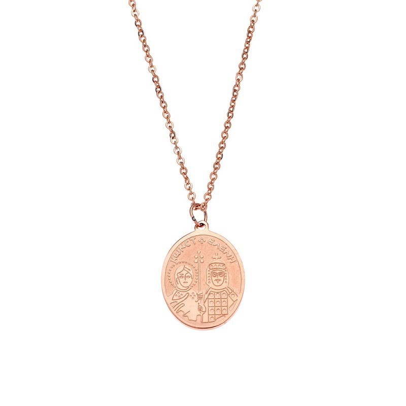 Κολιέ Γυναικείο SΕΝΖΑ Steel Rose Gold Plated SSD3383RG