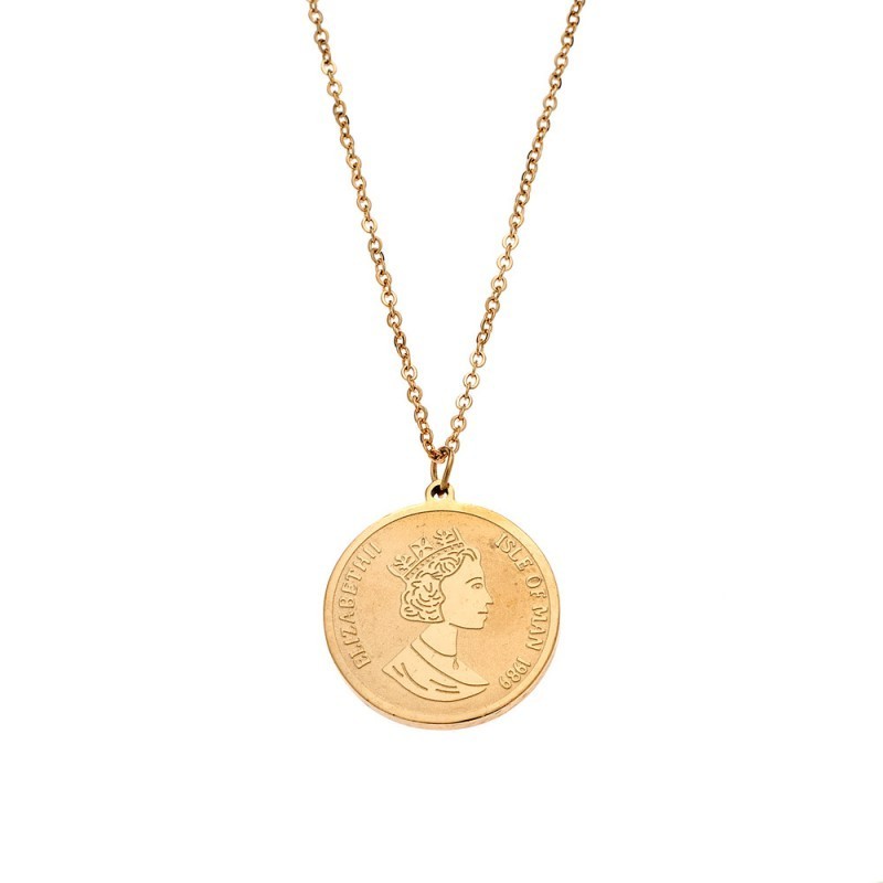 Κολιέ Γυναικείο SΕΝΖΑ Steel Gold Plated SSD3384GD