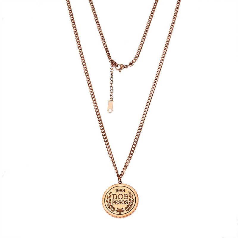 Κολιέ Senza Steel Rose Gold Plated SSD3834RG
