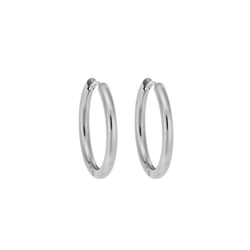 Σκουλαρίκια SENZA Steel Gun Metal Plated SSD2902GM