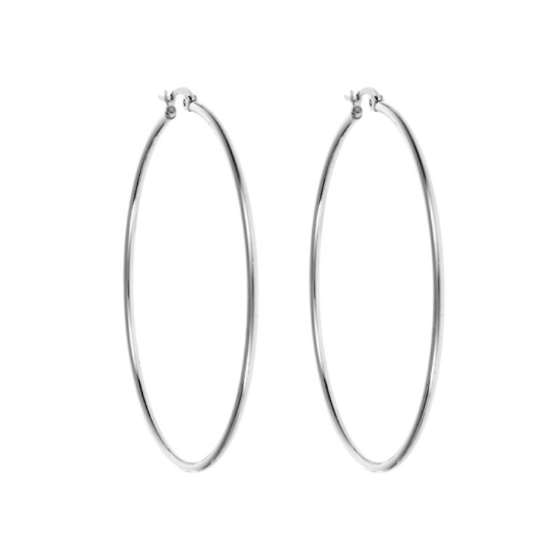 Σκουλαρίκια SENZA Steel 7cm SSD2974SR