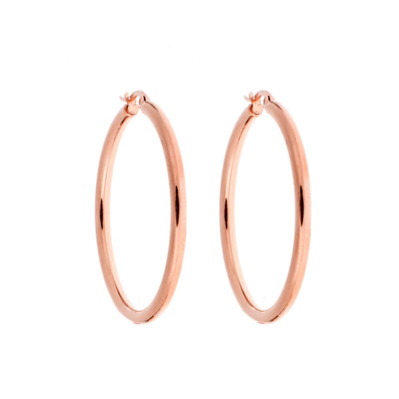 Σκουλαρίκια Senza Steel Rose Gold SSD3199