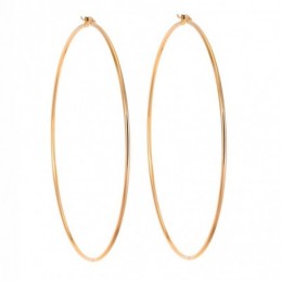 Σκουλαρίκια Senza Steel 10 cm Gold Plated SSD3771GD