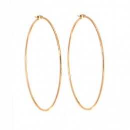 Σκουλαρίκια Senza Steel 9 cm Gold Plated SSD3777GD