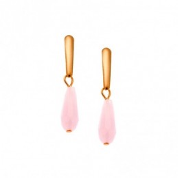 Σκουλαρίκια Senza από Ατσάλι Gold Plated SSD3942GPK