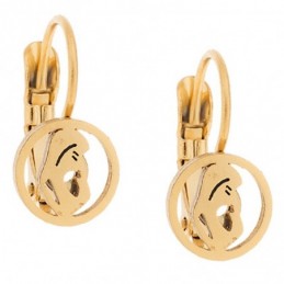 Σκουλαρίκια Γυναικεία SENZA Gold Plated Steel SSD4676GD
