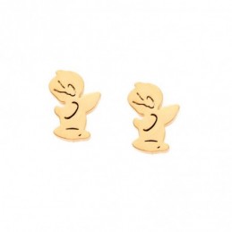 Σκουλαρίκια Γυναικεία SENZA Gold Plated Steel SSD4748GD