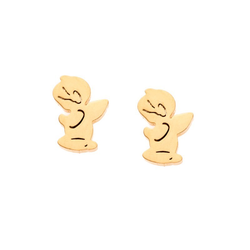 Σκουλαρίκια Γυναικεία SENZA Gold Plated Steel SSD4748GD