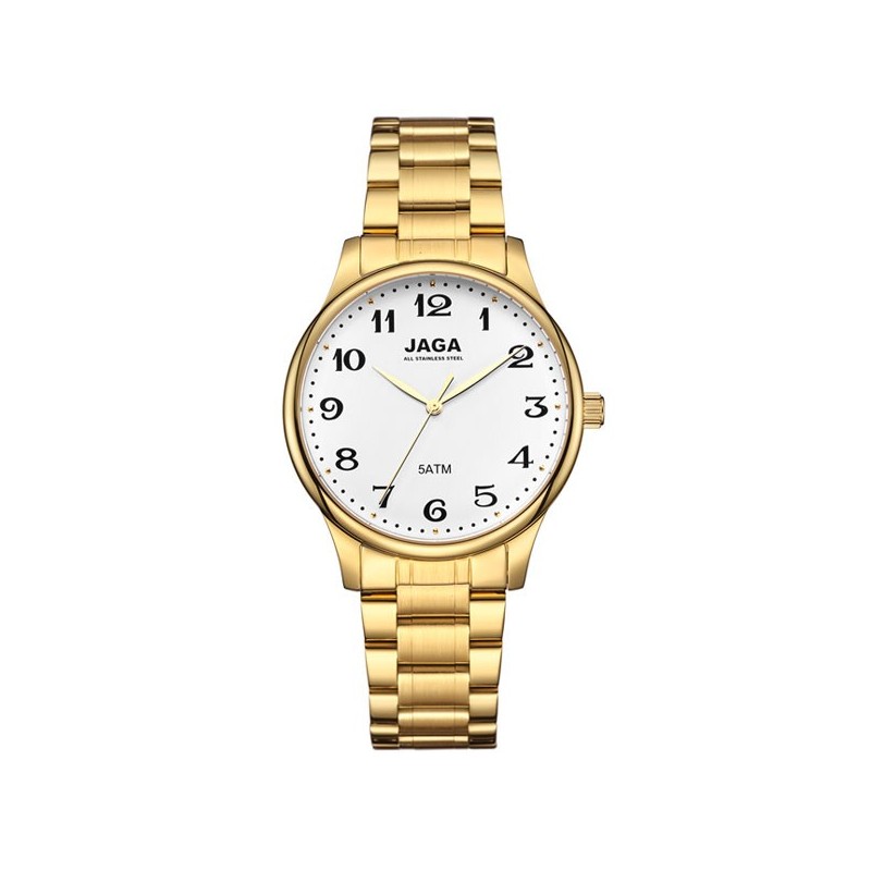 Ρολόι JAGA ατσάλινο J100-3