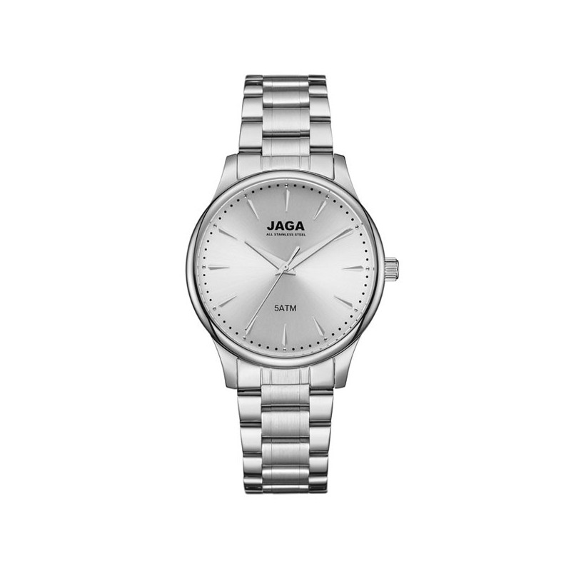 Ρολόι JAGA ατσάλινο J100-6