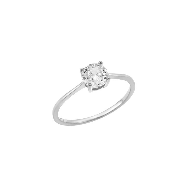 Δαχτυλίδι Γυναικείο Μονόπετρο Senza Silver 925 SSR3234SR