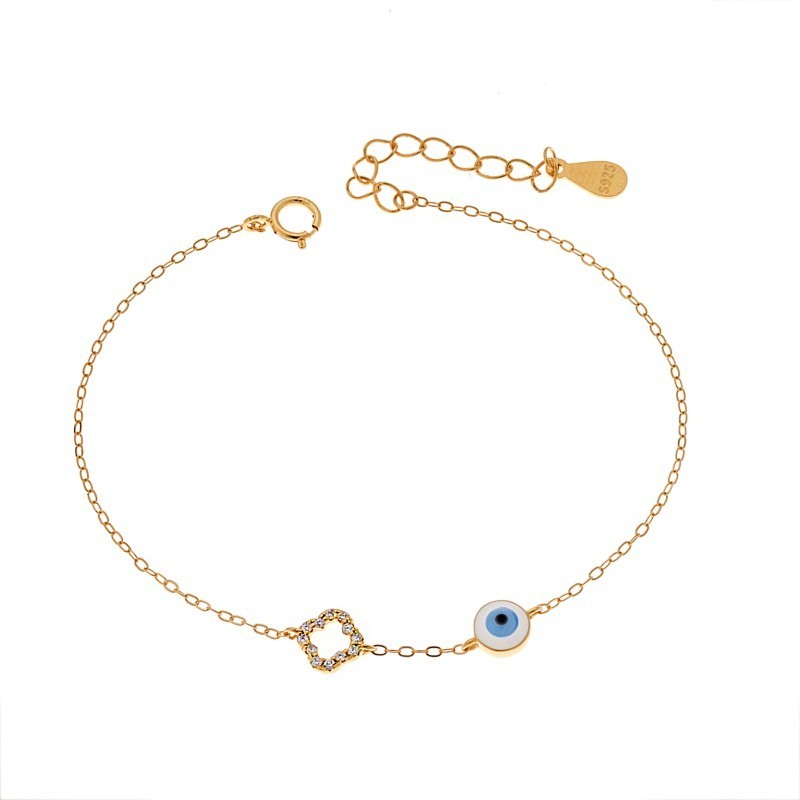 Βραχιόλι Senza Gold Plated Silver 925