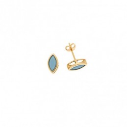 Σκουλαρίκια SENZA επιχρυσωμένο ασήμι 925