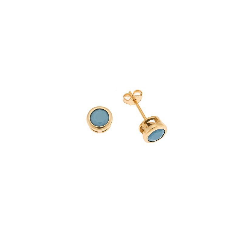 Σκουλαρίκια SENZA επιχρυσωμένο ασήμι 925