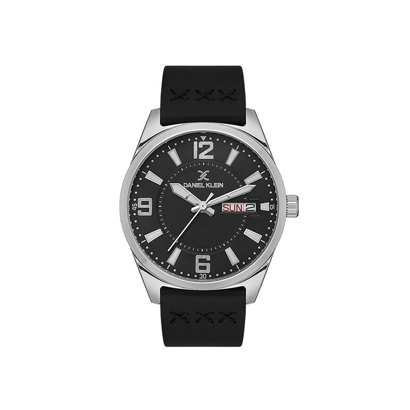 Ανδρικό ρολόι με δερμάτινο λουρί DANIEL KLEIN DK.1.13668-2