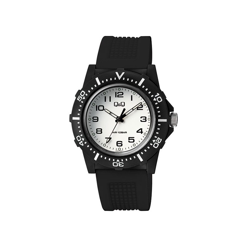 QQ V32A002VY Unisex πλαστικό ρολόι