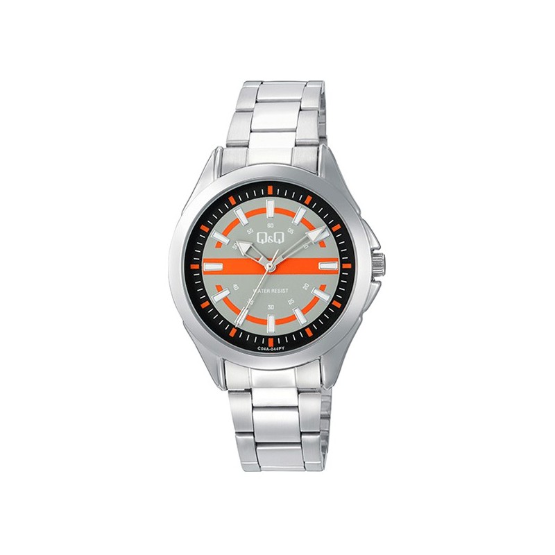 QQ Ρολόι με Ατσάλινο μπρασελέ C04A-044PY