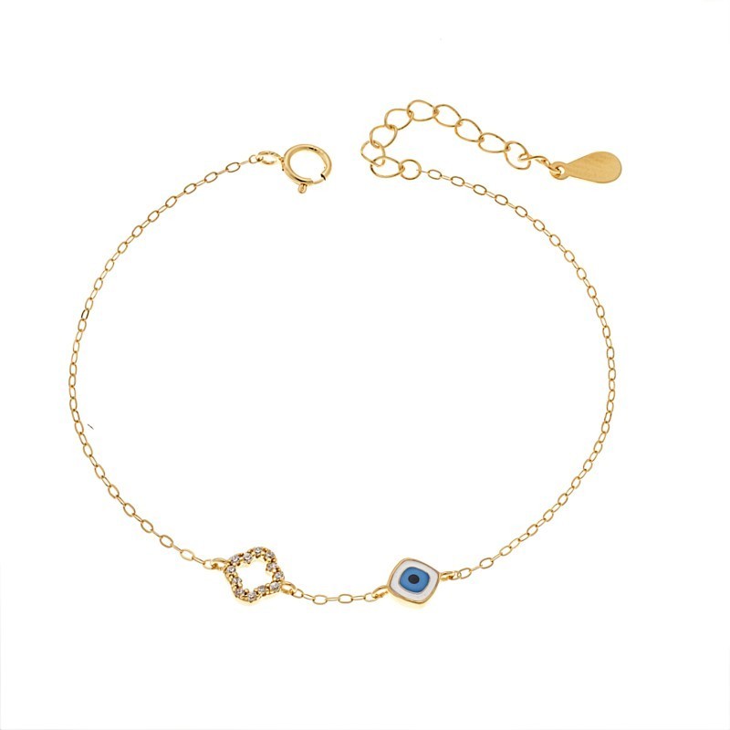 Βραχιόλι Senza Gold Plated Silver 925