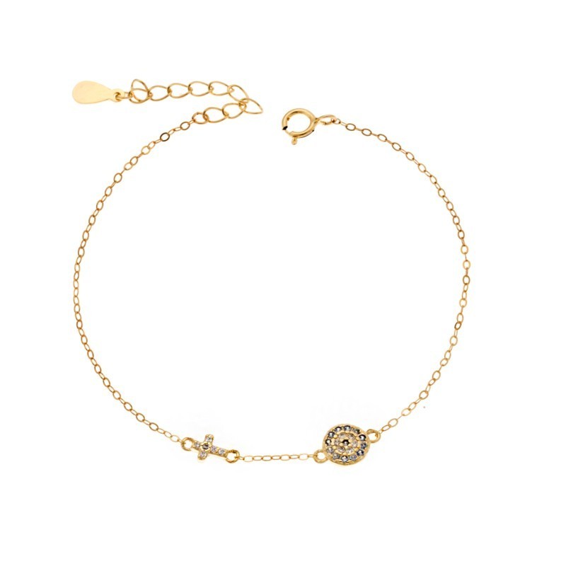 Βραχιόλι Senza Silver 925 Gold Plated
