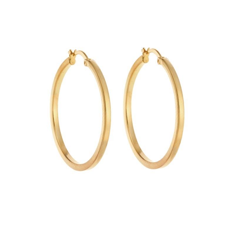 Σκουλαρίκια Γυναικεία Senza από επιχρυσωμένο ασήμι 925