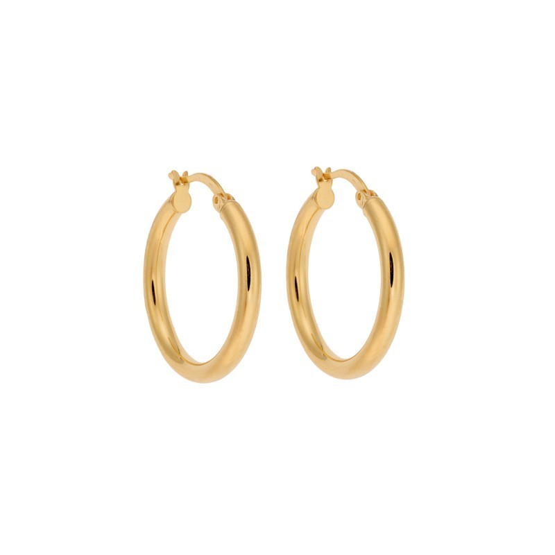 Σκουλαρίκια Γυναικεία Senza από επιχρυσωμένο ασήμι 925