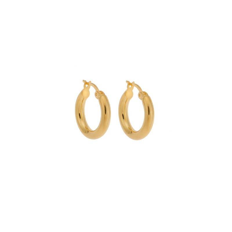 Σκουλαρίκια Γυναικεία Senza από επιχρυσωμένο ασήμι 925