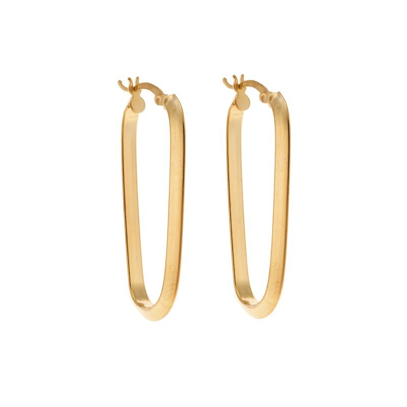 Σκουλαρίκια Γυναικεία Senza από επιχρυσωμένο ασήμι 925