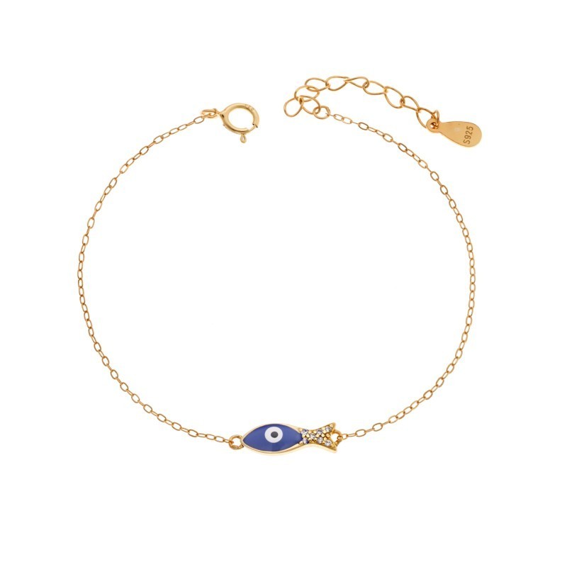 Βραχιόλι Senza Silver 925 Gold Plated