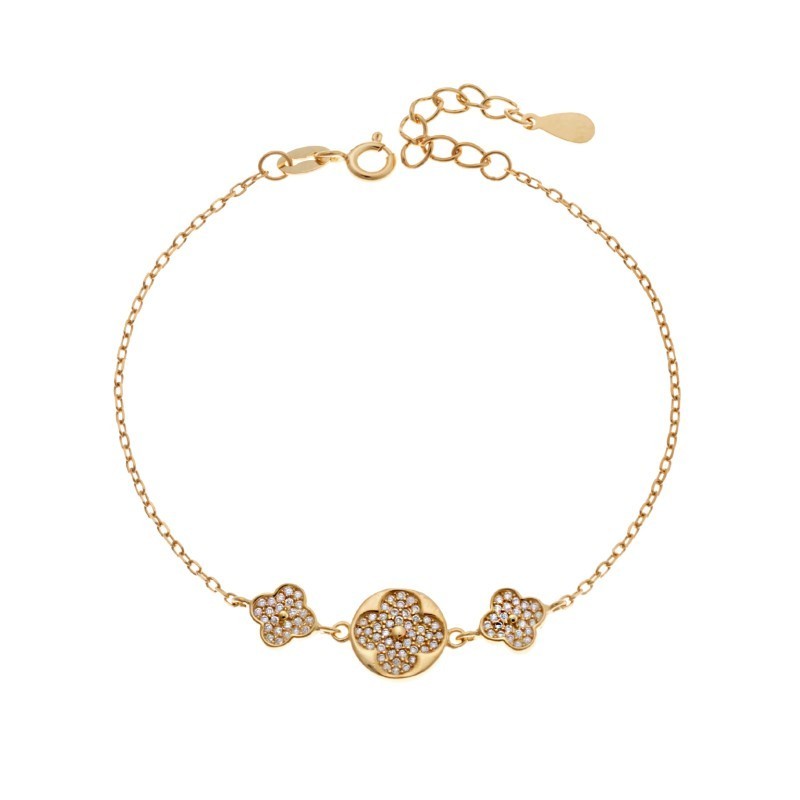 Βραχιόλι Γυναικείο Senza από επιχρυσωμένο ασήμι 925