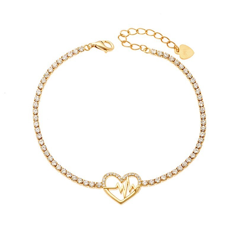 Βραχιόλι Senza από επιχρυσωμένο ασήμι 925