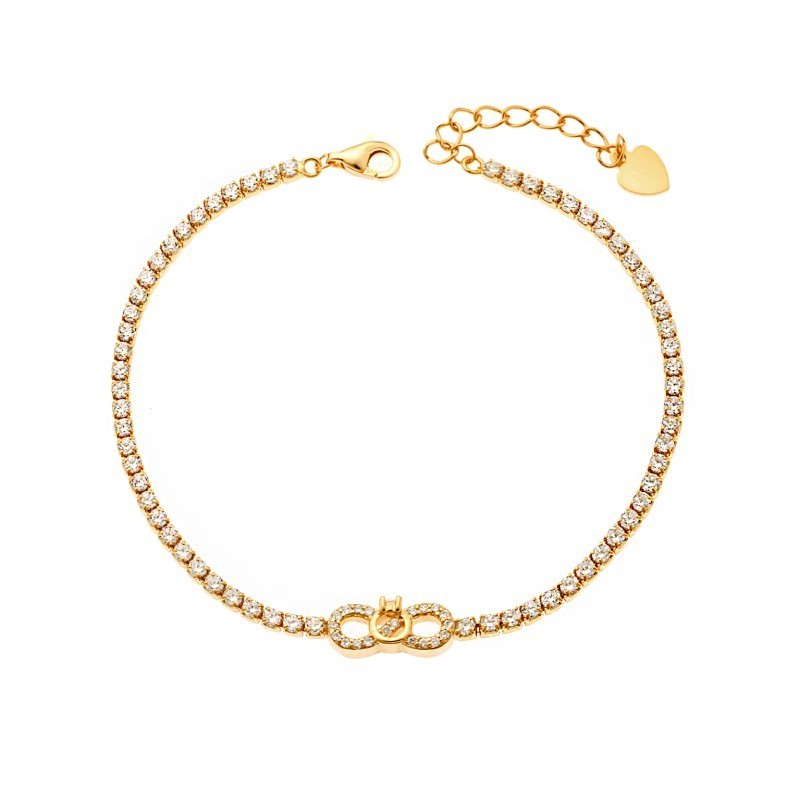 Βραχιόλι Senza από επιχρυσωμένο ασήμι 925