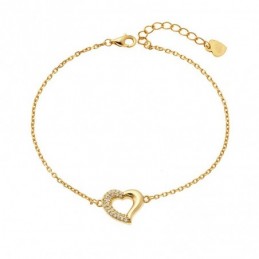 Βραχιόλι Senza από επιχρυσωμένο ασήμι 925