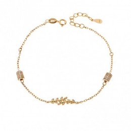 Βραχιόλι Senza από επιχρυσωμένο ασήμι 925