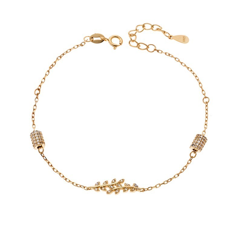 Βραχιόλι Senza από επιχρυσωμένο ασήμι 925