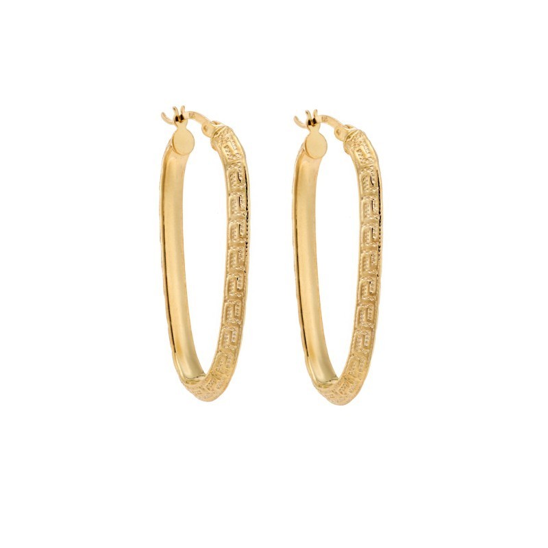 Σκουλαρίκια Γυναικεία Senza από επιχρυσωμένο ασήμι 925