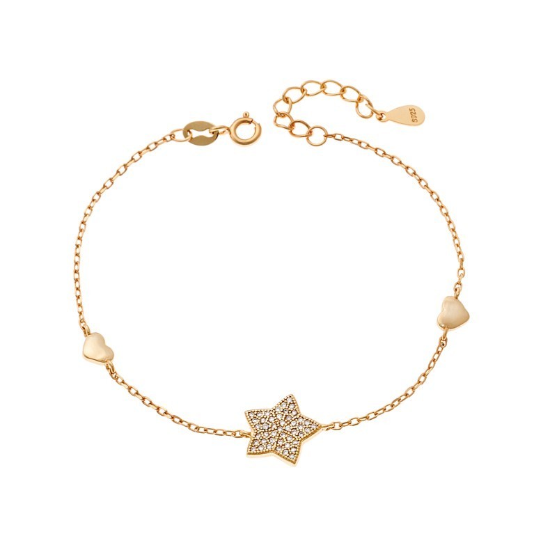 Βραχιόλι Γυναικείο Senza από επιχρυσωμένο ασήμι 925