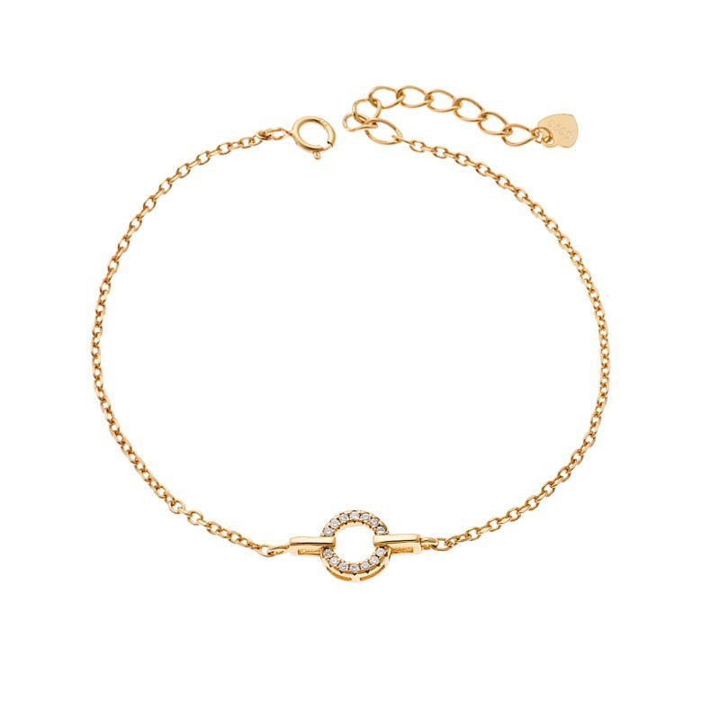 Βραχιόλι Γυναικείο Senza από επιχρυσωμένο ασήμι 925