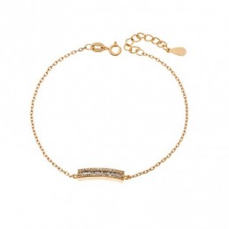 Βραχιόλι Γυναικείο Senza από επιχρυσωμένο ασήμι 925