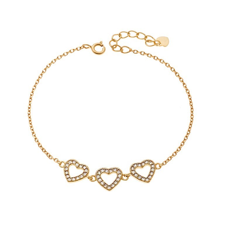 Βραχιόλι Γυναικείο Senza από επιχρυσωμένο ασήμι 925