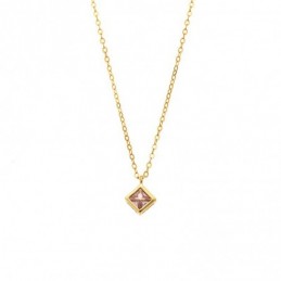 Μενταγιόν Senza Silver 925 Gold Plated SSR2476-12GD