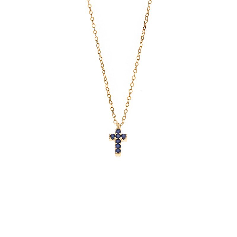 Κολιέ Senza επιχρυσωμένο ασήμι 925