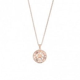 Κολιέ Senza από επιχρυσωμένο ασήμι 925